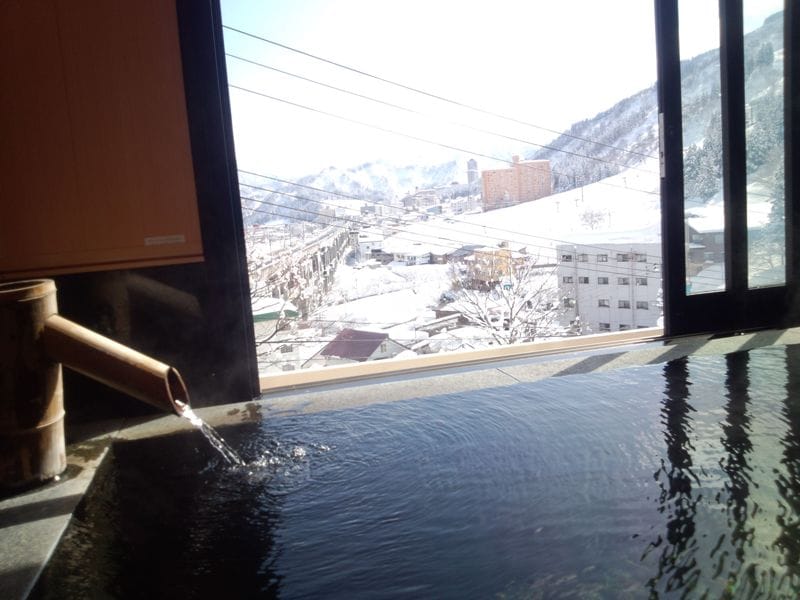 Yunosakakan: Open-air bath in guest room