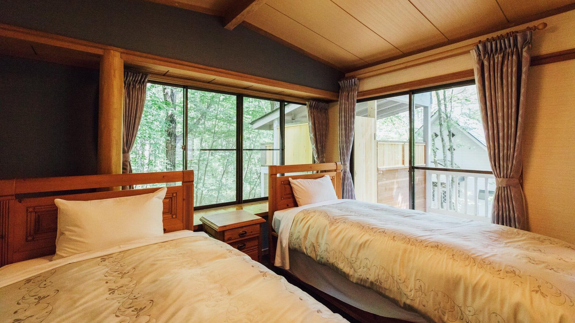 [Open-air bath cottage Hana Hotel High grade: Stylish] Interior example