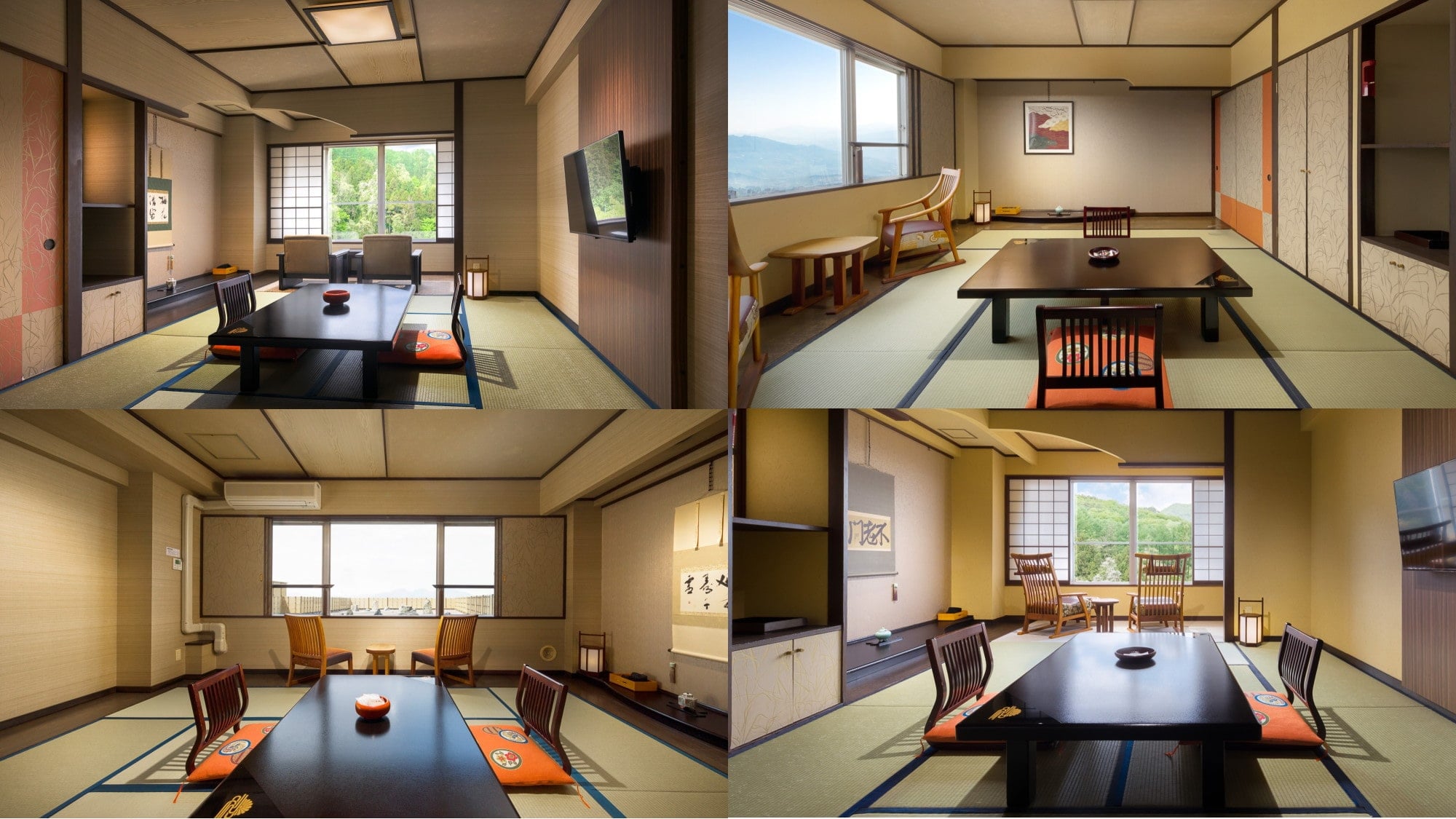 10 Japanese-style rooms