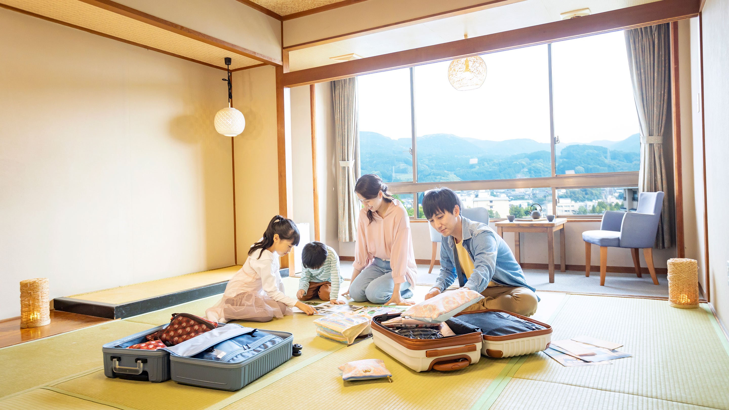 Phòng tiêu chuẩn theo phong cách Nhật Bản *Ví dụ về phòng dành cho khách