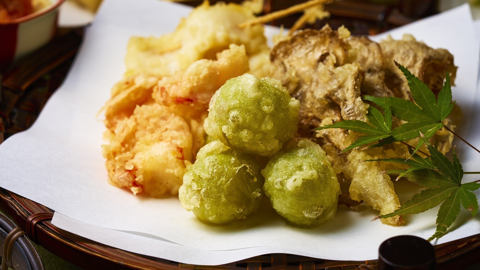 Shine Muscat Tempura