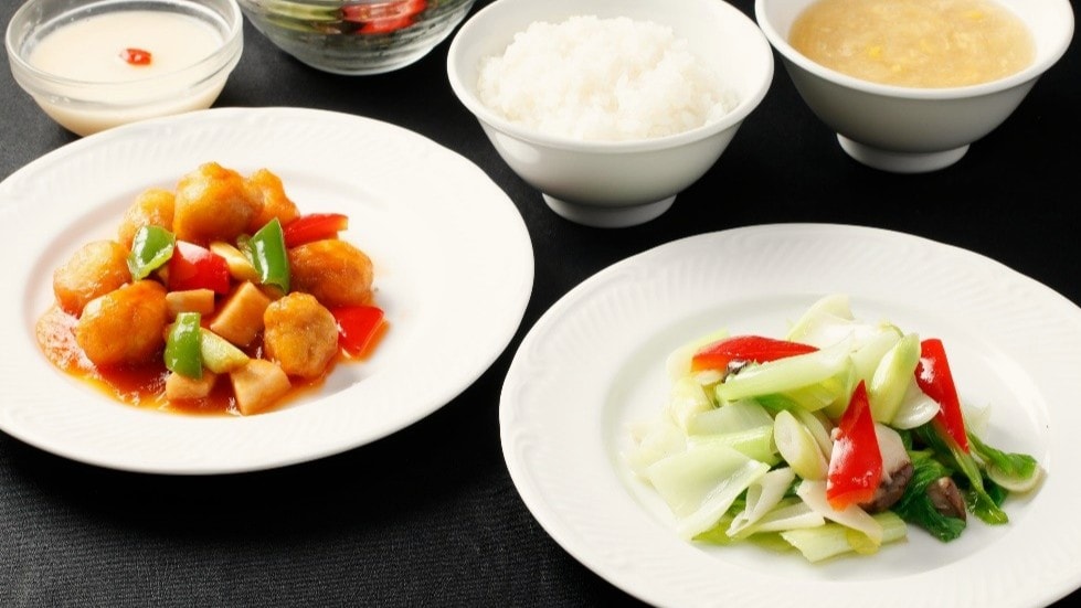 Selectable Dinner: Sweet and Sour Pork (Image)