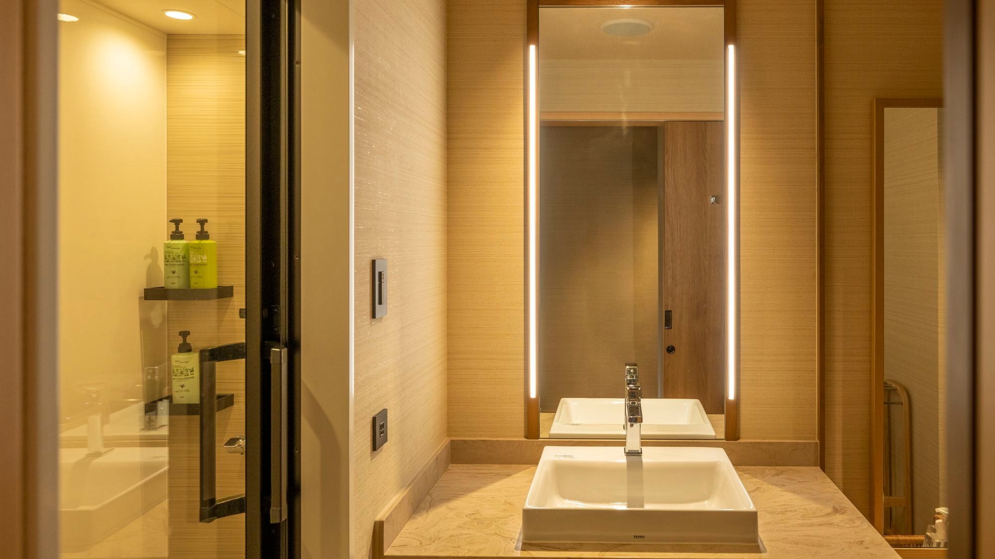 Japanese-Western style room (with shower booth) / washbasin