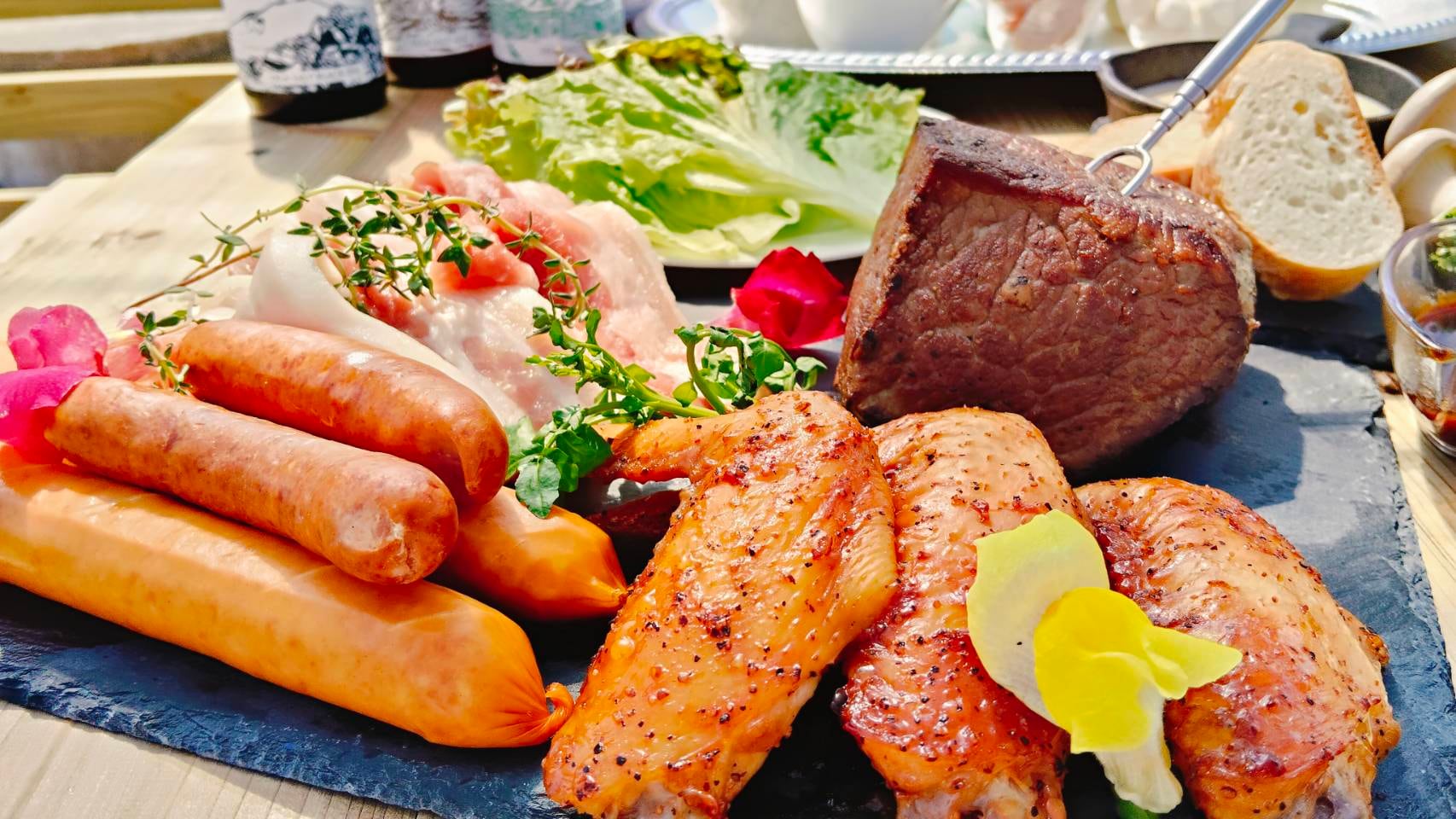 Premium Outdoor BBQ Plan: Special Dinner Menu