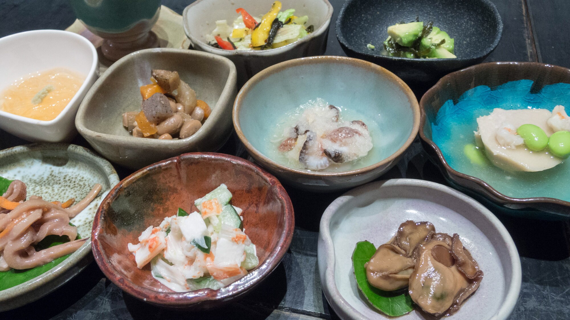 *[Dinner example] There are several types of small dishes! A little bit of each side dish♪