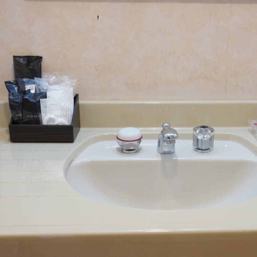 [Amenity] Located in the bathroom.