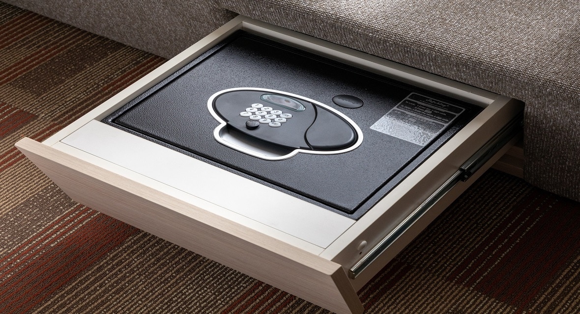 Safes are available in all guest rooms! (Safety security)
