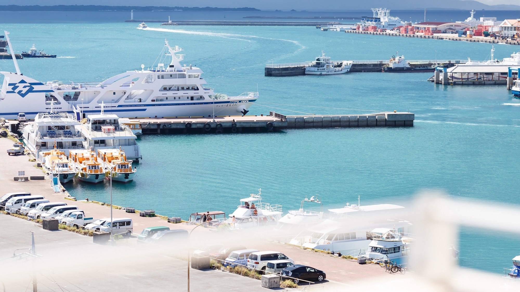 From the balcony of the guest room to the remote island terminal