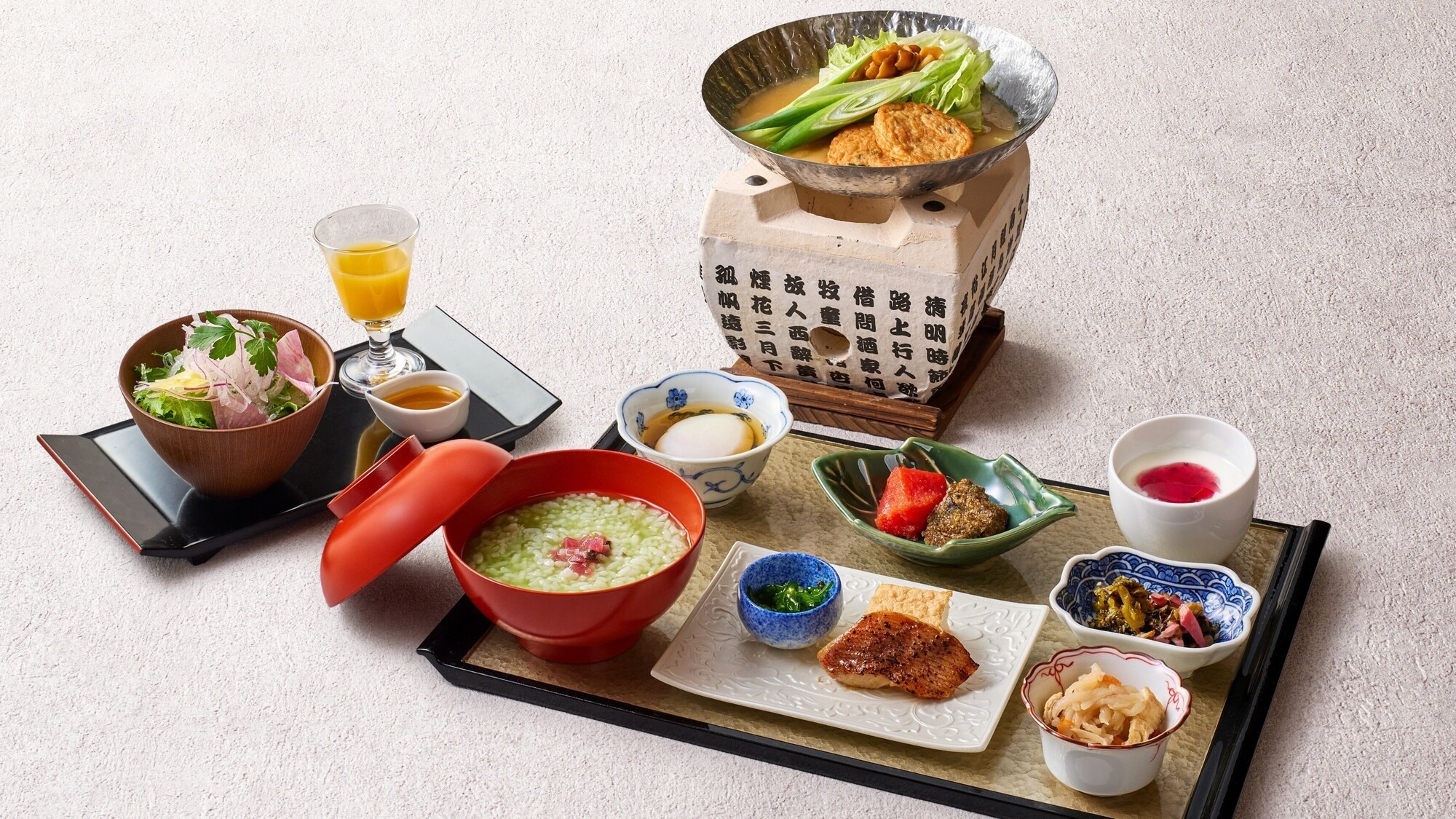 선택할 수 있는 밥(냉기 말차 죽)과 궁합 발군의 밥의 동행을 곁들인 교조(2025년 6월 2일~9월 10일)