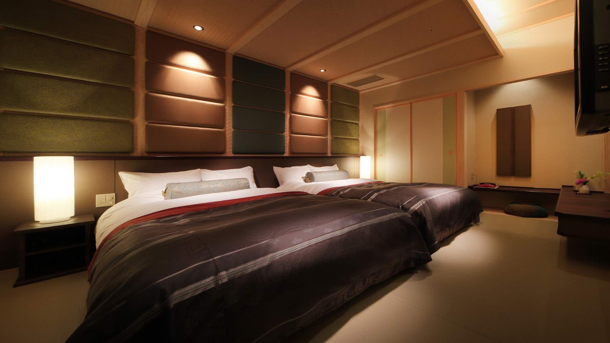 [Seiryu's finest special guest room, Kamuri] A quiet special room with a close view of the Japanese garden.