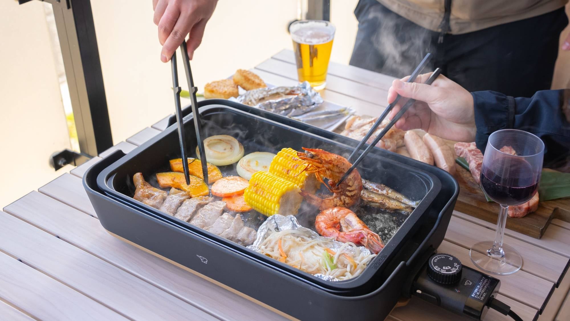 【석식】핫 플레이트로 즐길 수 있는 BBQ