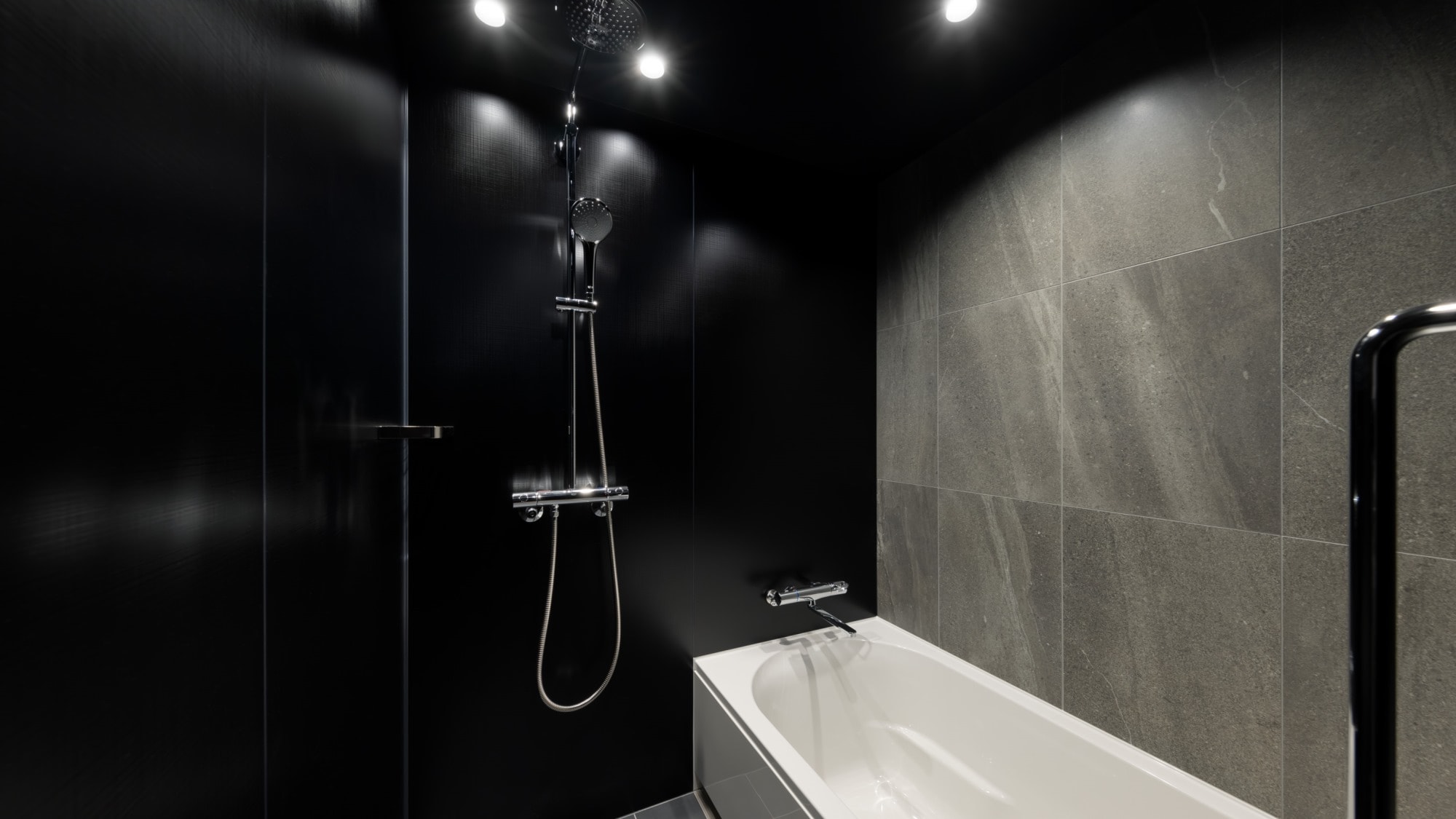 ◆Deluxe corner twin｜Bathroom with washing space