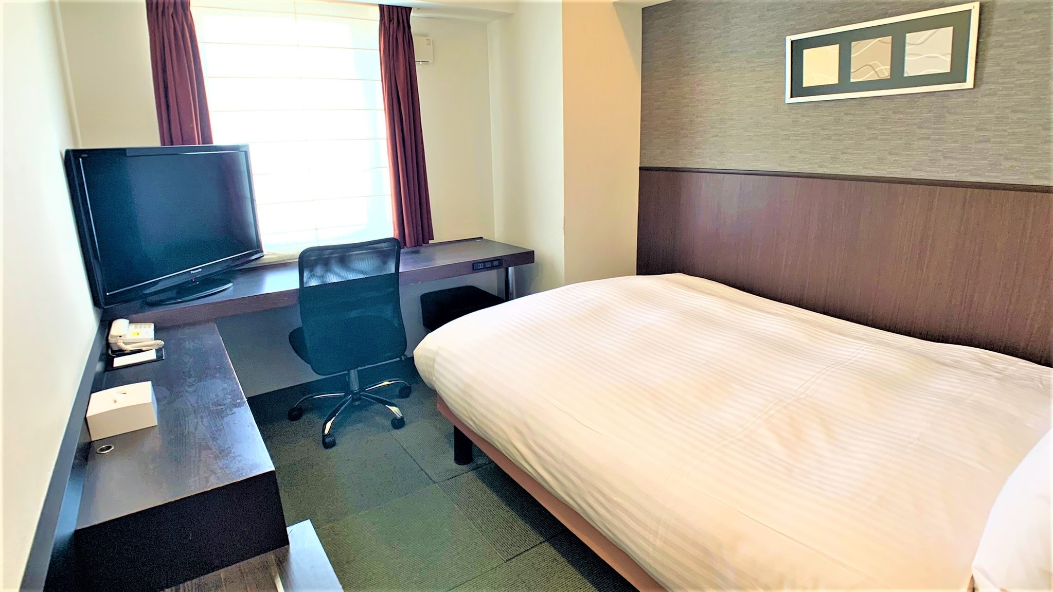 Standard double room ② (1 to 2 people) 15 to 16 m2 / bed width 149 cm