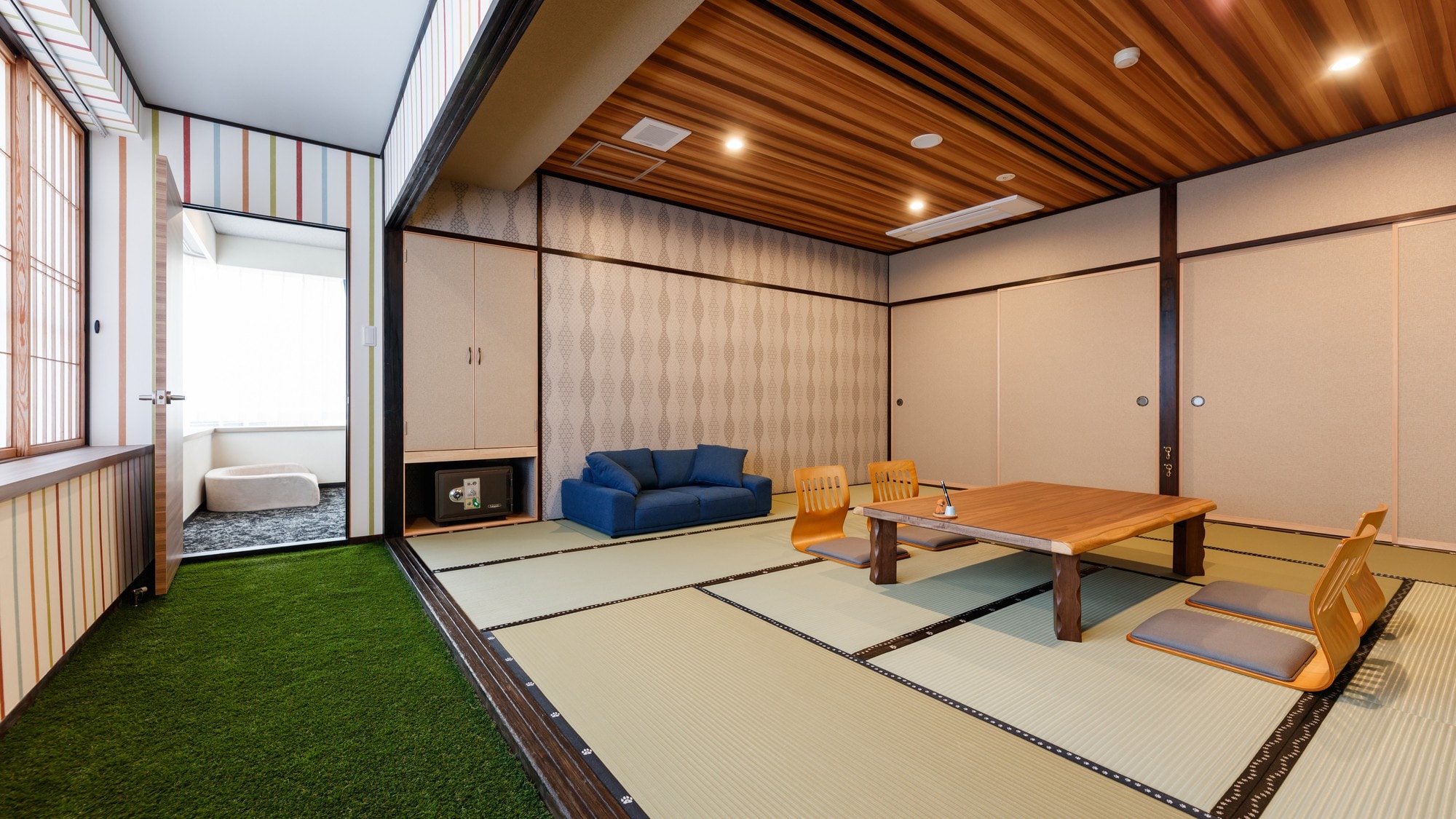 [WAN Suite] Room with indoor mini dog run and Simmons bed