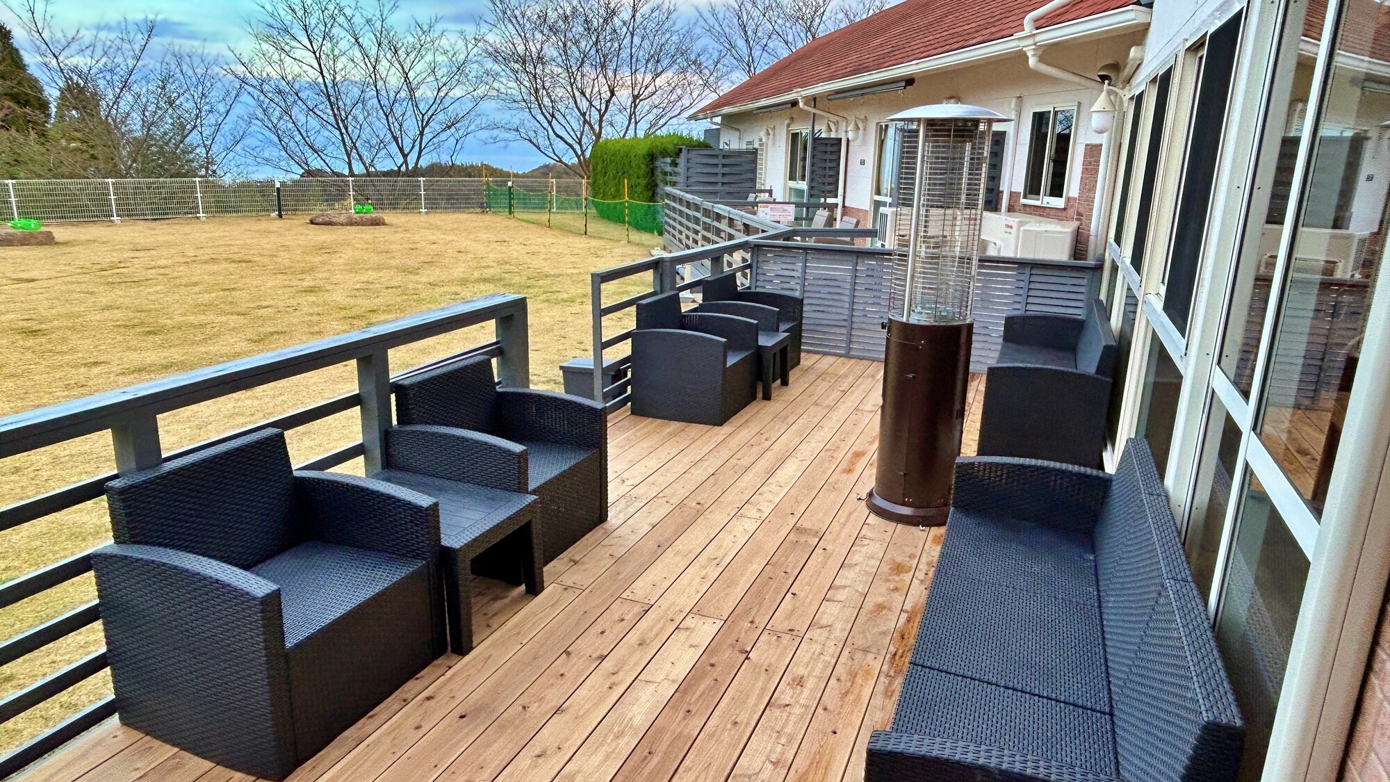 [Wood deck]