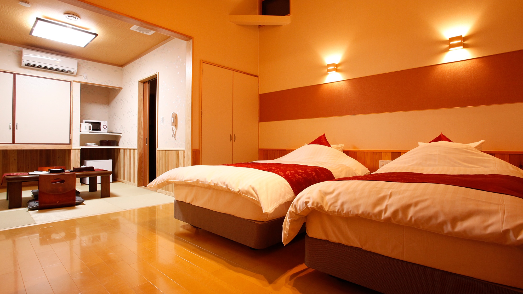  [One-story hanare B] Maple size 43㎡ Japanese-style room 4.5 tatami mats + Western-style room (twin)