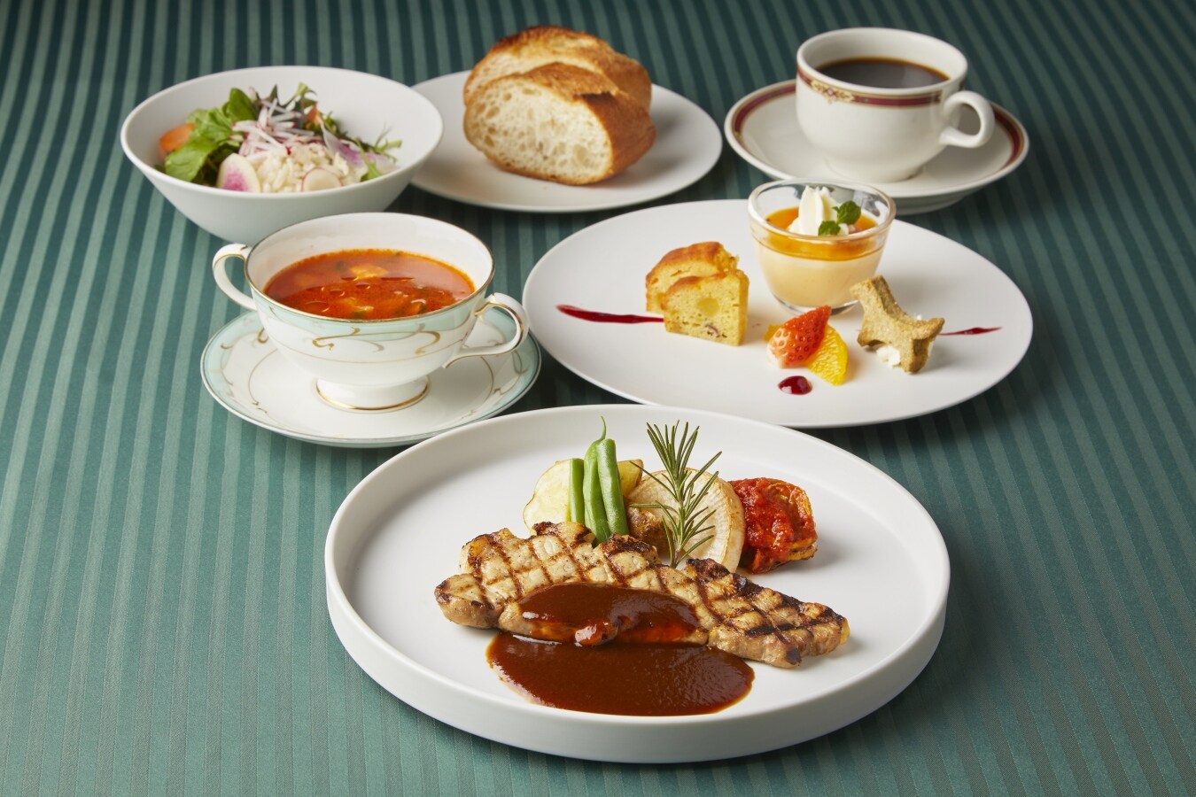 Ví dụ về thực đơn kiểu phương Tây