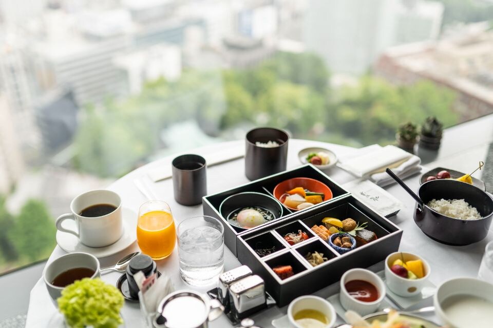 Room service Japanese breakfast