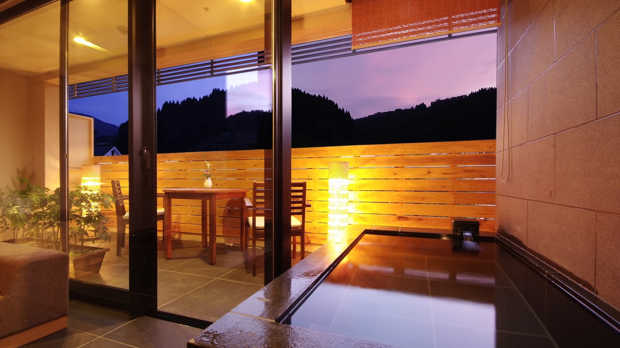Superior with hot spring open-air bath [48㎡] / Guest room open-air bath For anniversaries, maternity, and traveling with children