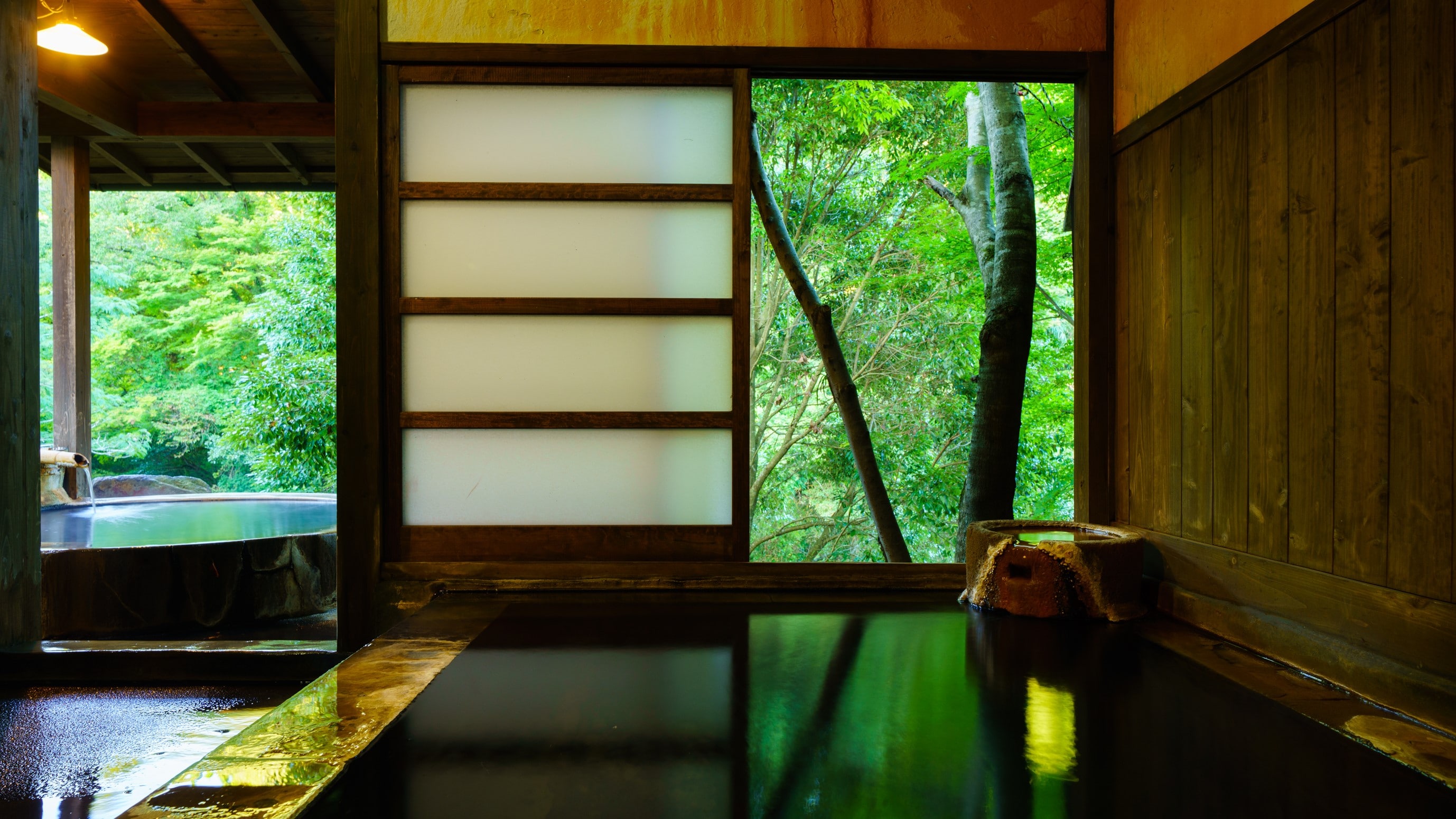 River side Japanese and Western room (indoor bath)