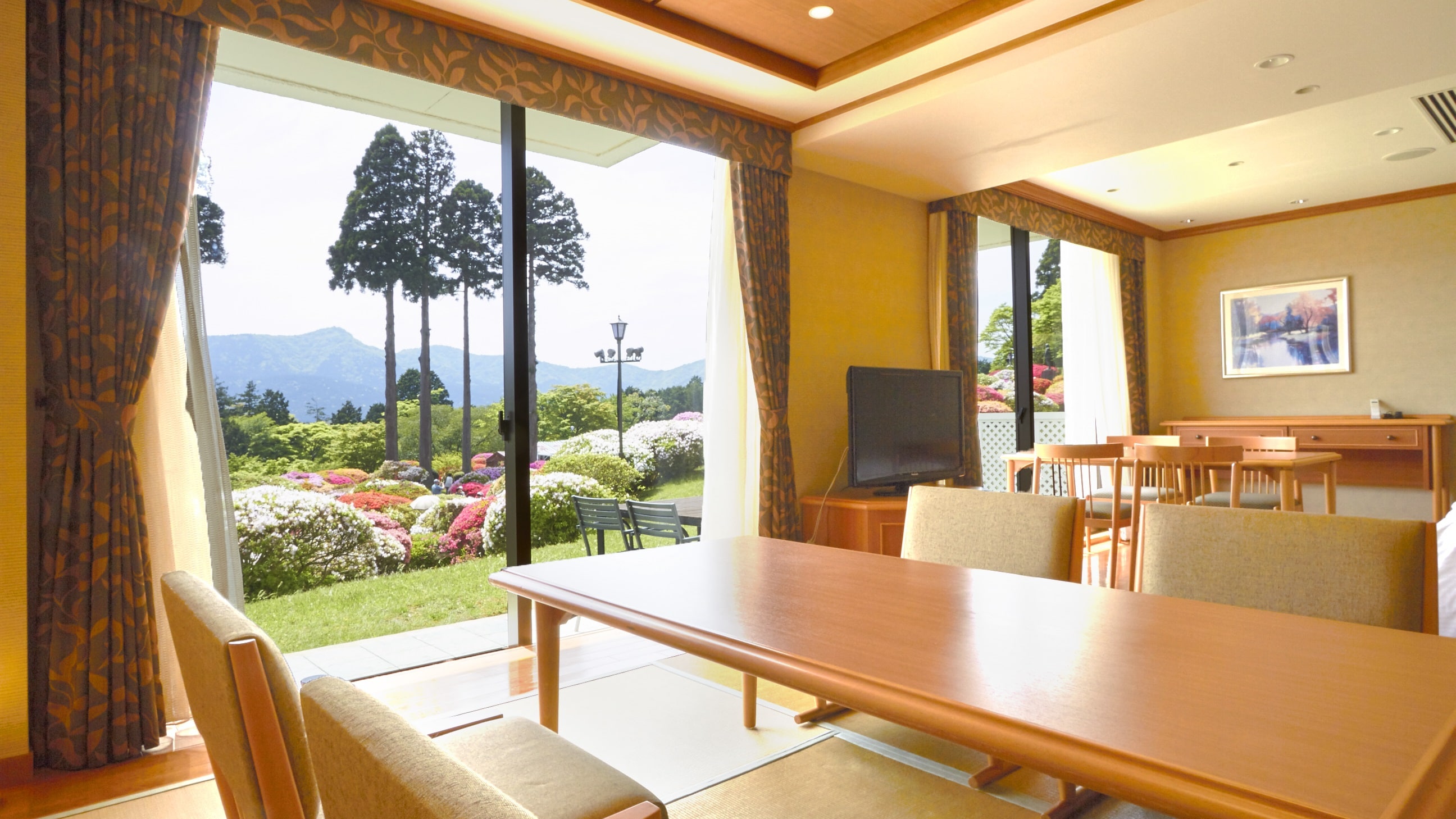 객실 “온천이 있는 일본식 서양실”