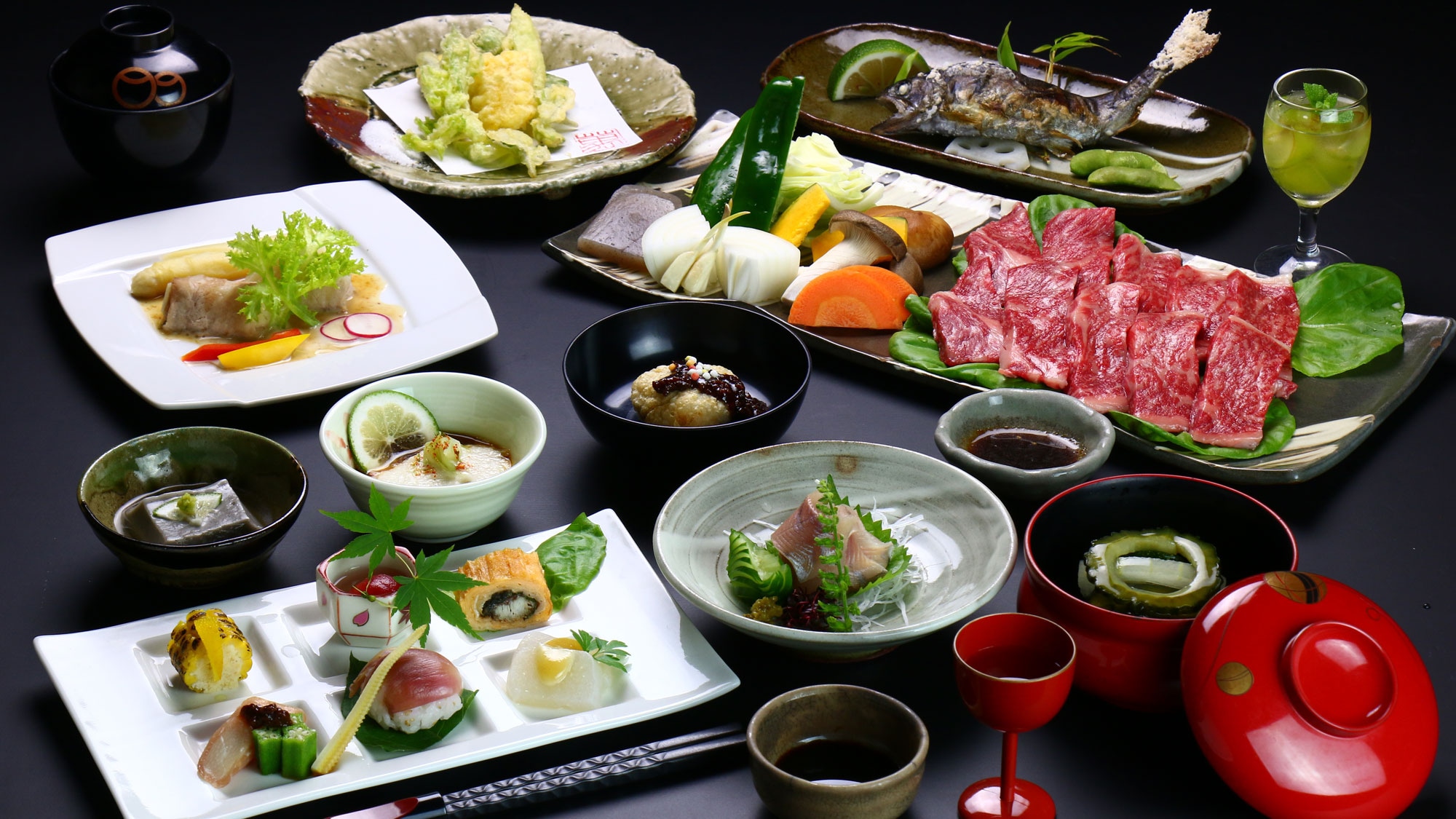 [Example of upgraded dinner]