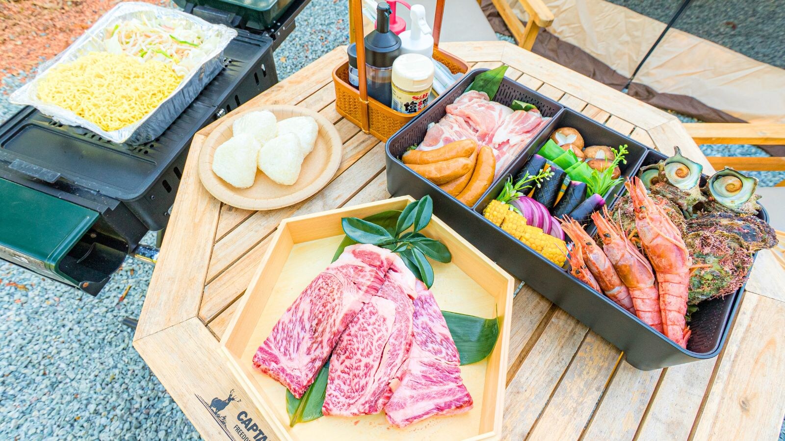 BBQ dengan bahan-bahan pilihan
