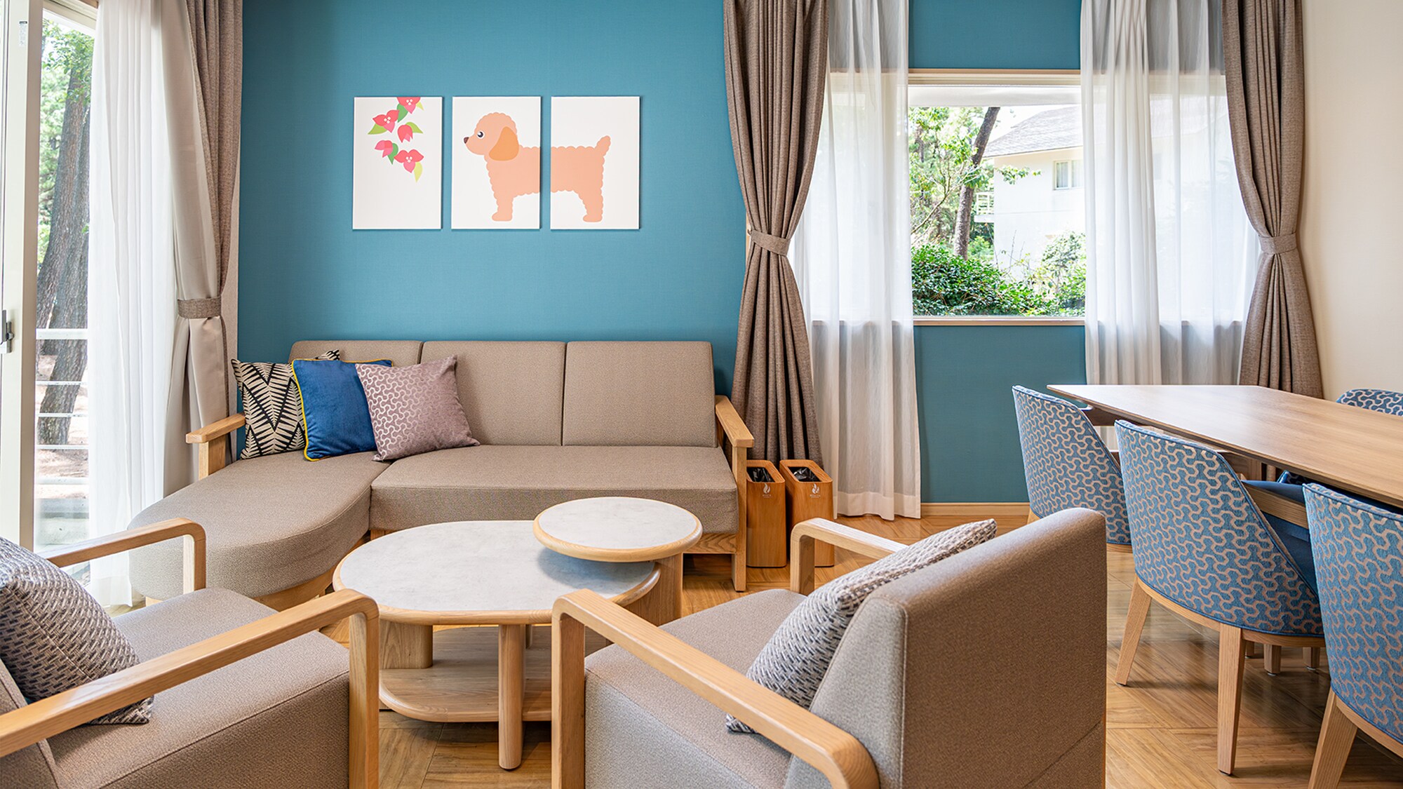 Dog-friendly room