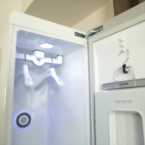 Introduced the popular cleaning machine "LG Styler" in all rooms