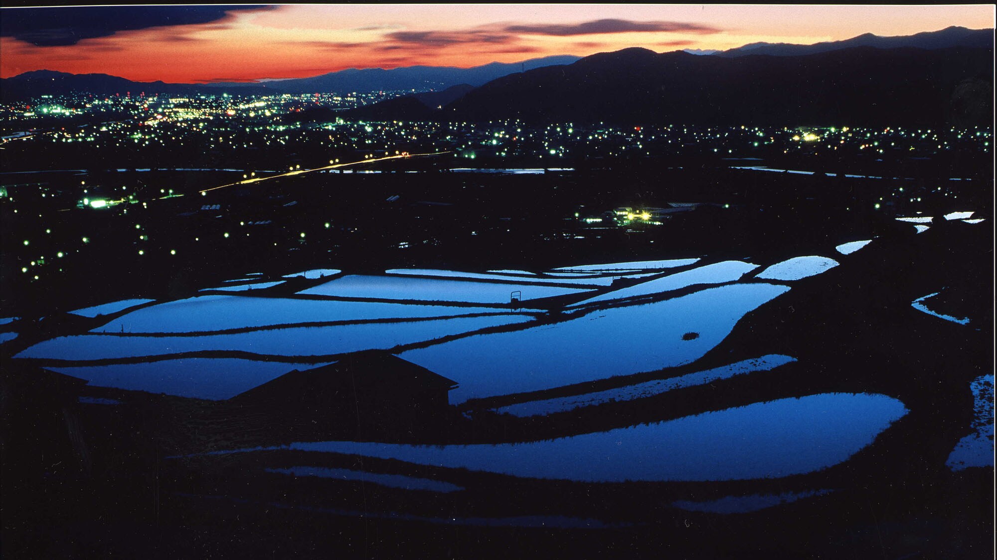 ■ Obasute rice terraces and beautiful night view