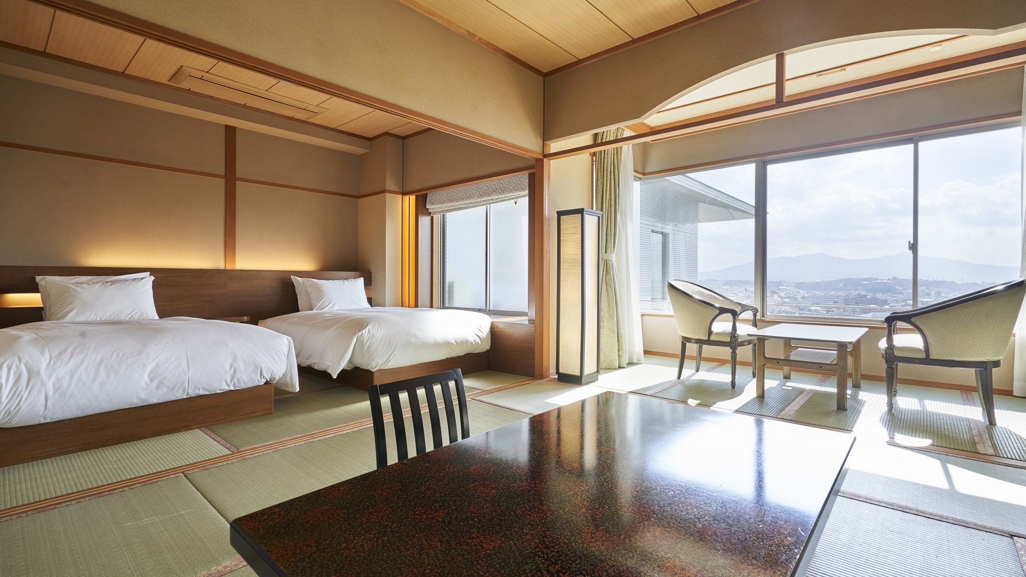 日式雙床房,18張榻榻米