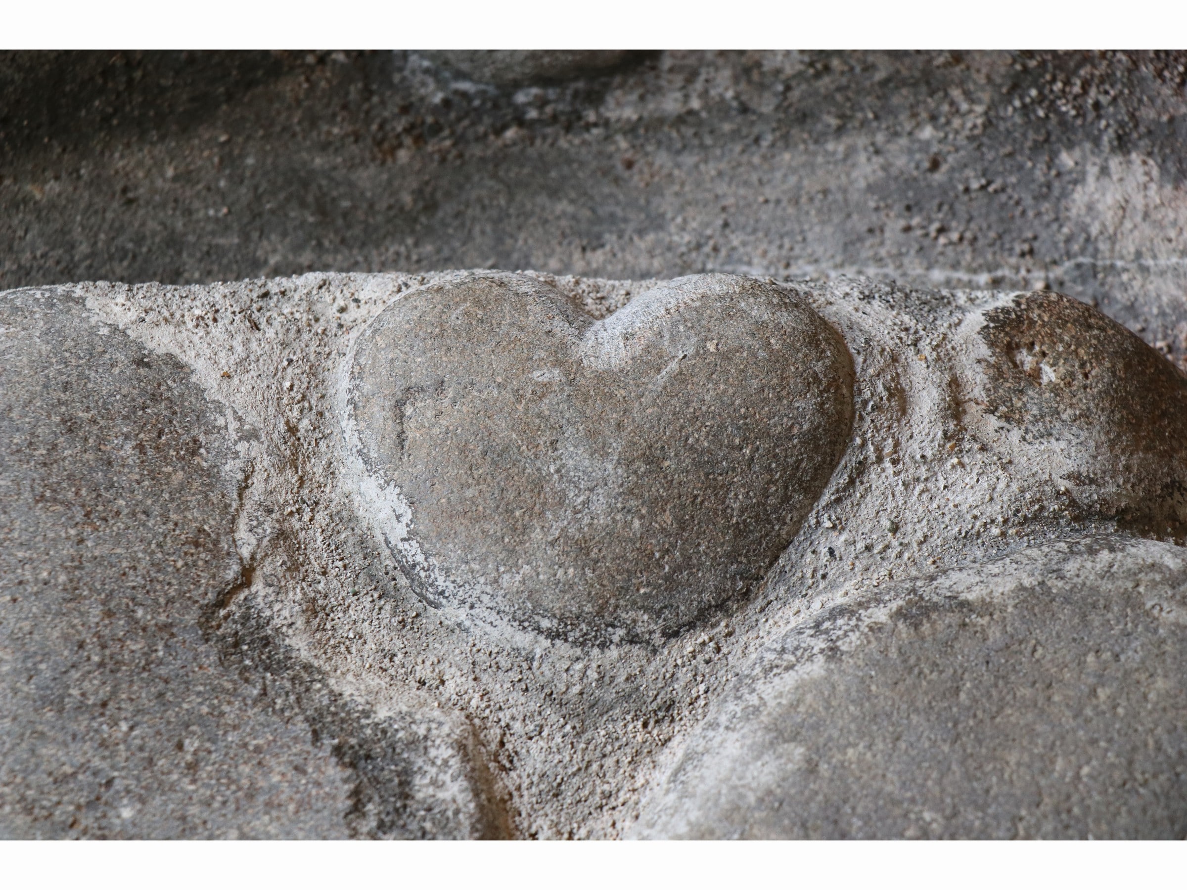 Only one guest room has a heart stone in the washing area (^^ ♪