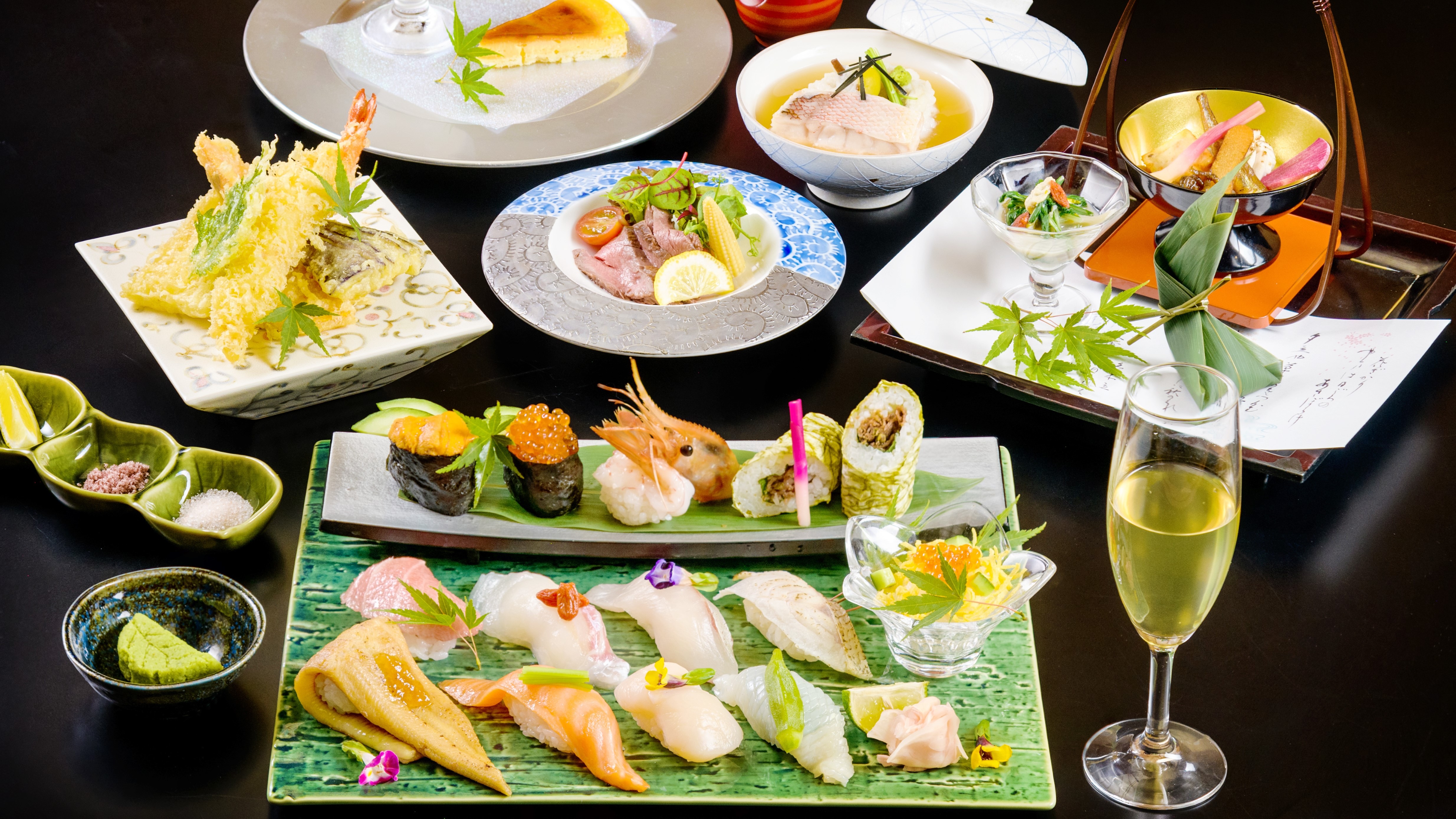 [Satoyama Suite only] Sushi and tempura plan (image)