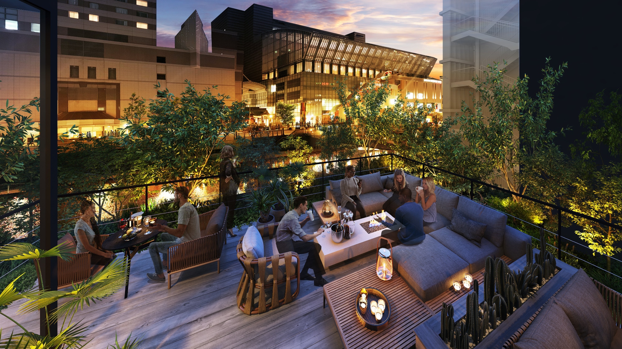 Area Teras Canvas Lounge *Foto hanya untuk tujuan ilustrasi