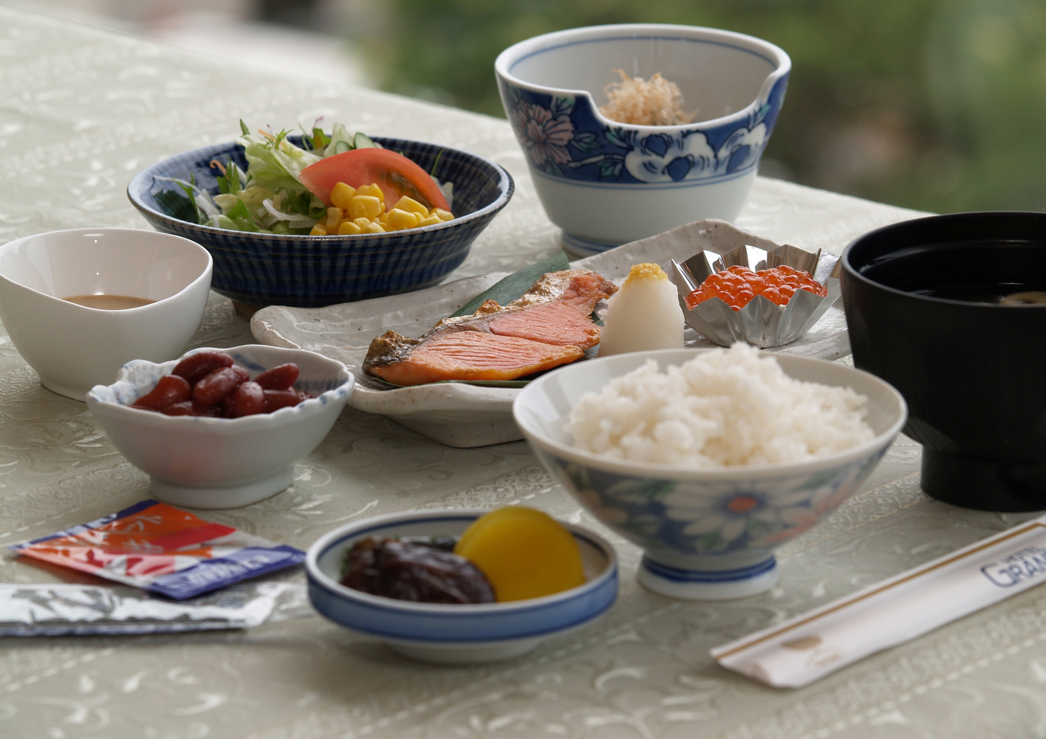 Japanese set meal (example)
