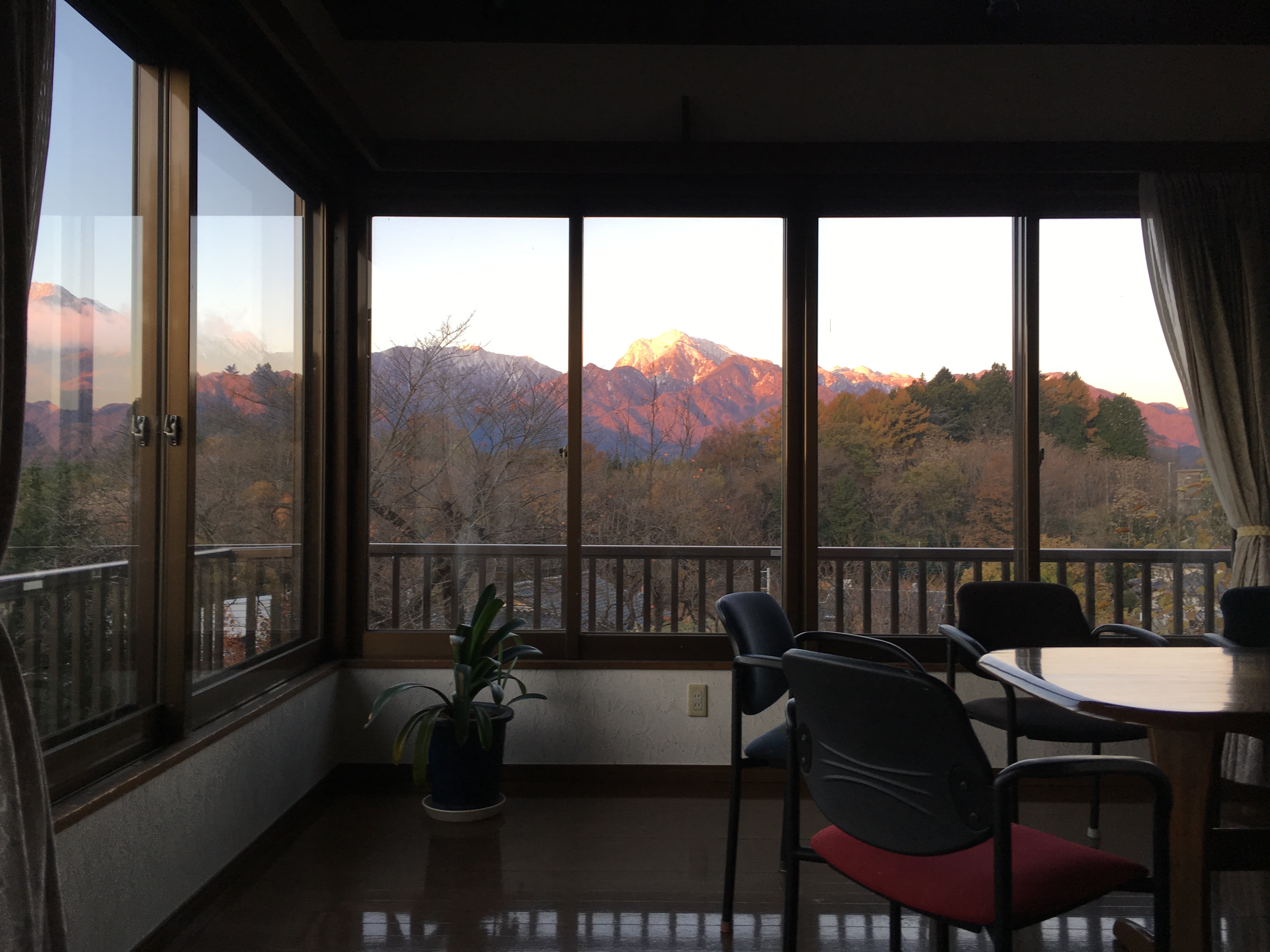 Drawing Kaikoma from an autumn studio