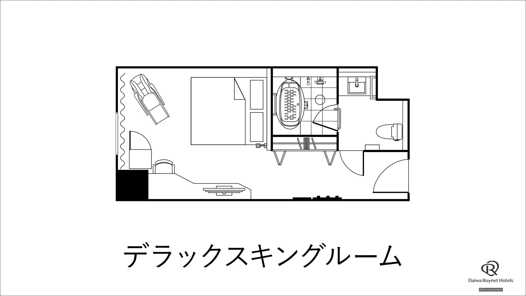 Deluxe King Room_Floor Plan