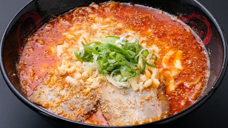 【식사】치즈 된장 빨강 ※당관 1층에 있는 라면 가게의 메뉴입니다