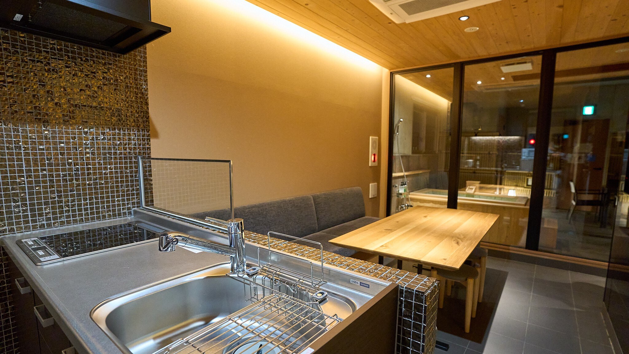 Deluxe Suite: Kitchen & Dining Area Upstairs