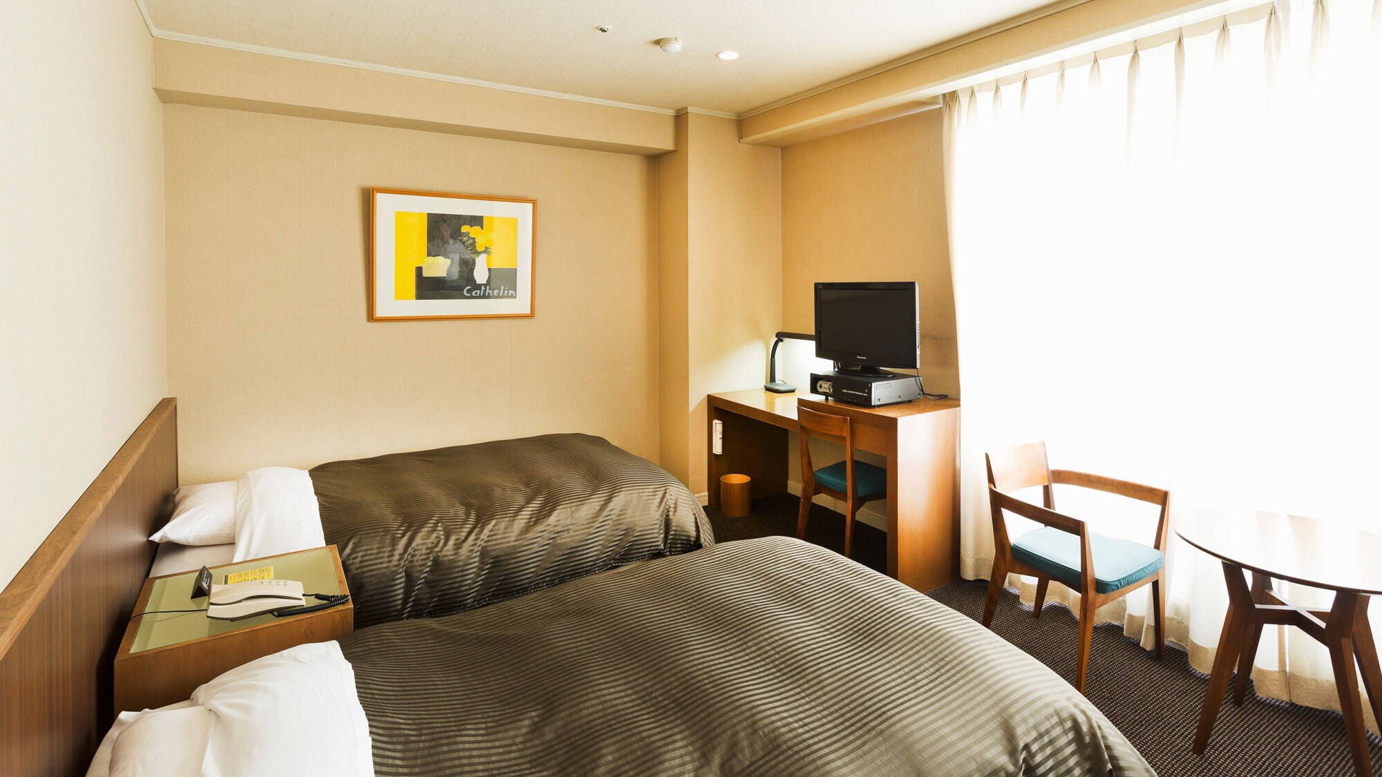 [Main building] Standard twin room 19 square meters (mountain side, non-smoking)