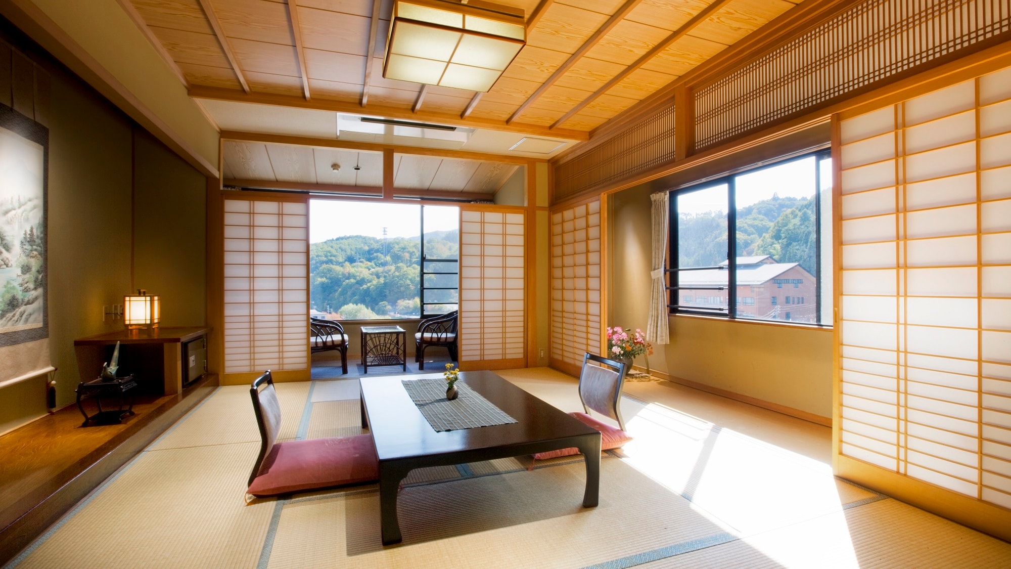 Bangunan utama gambar kamar sudut kamar bergaya Jepang