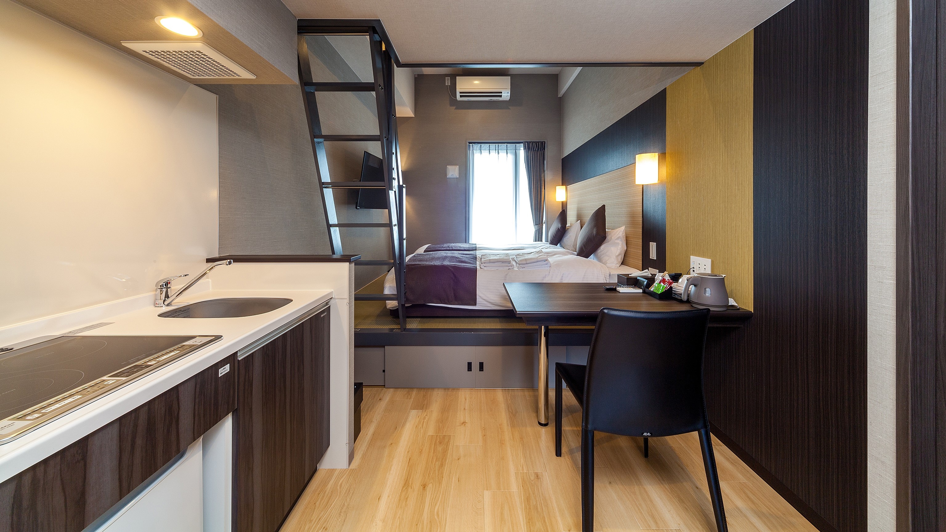 <Twin room with loft> Example of guest room