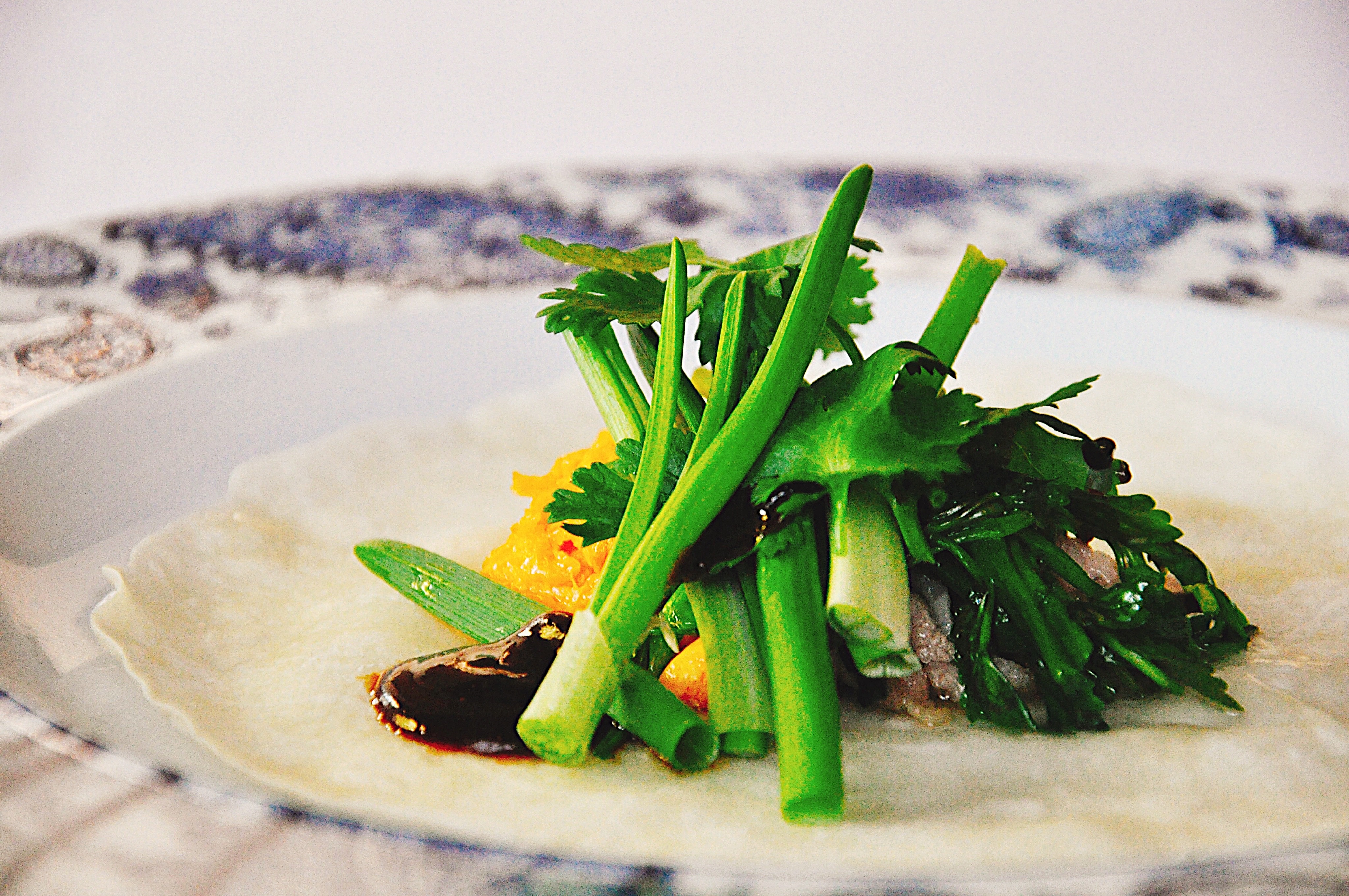 Chinese style crepe