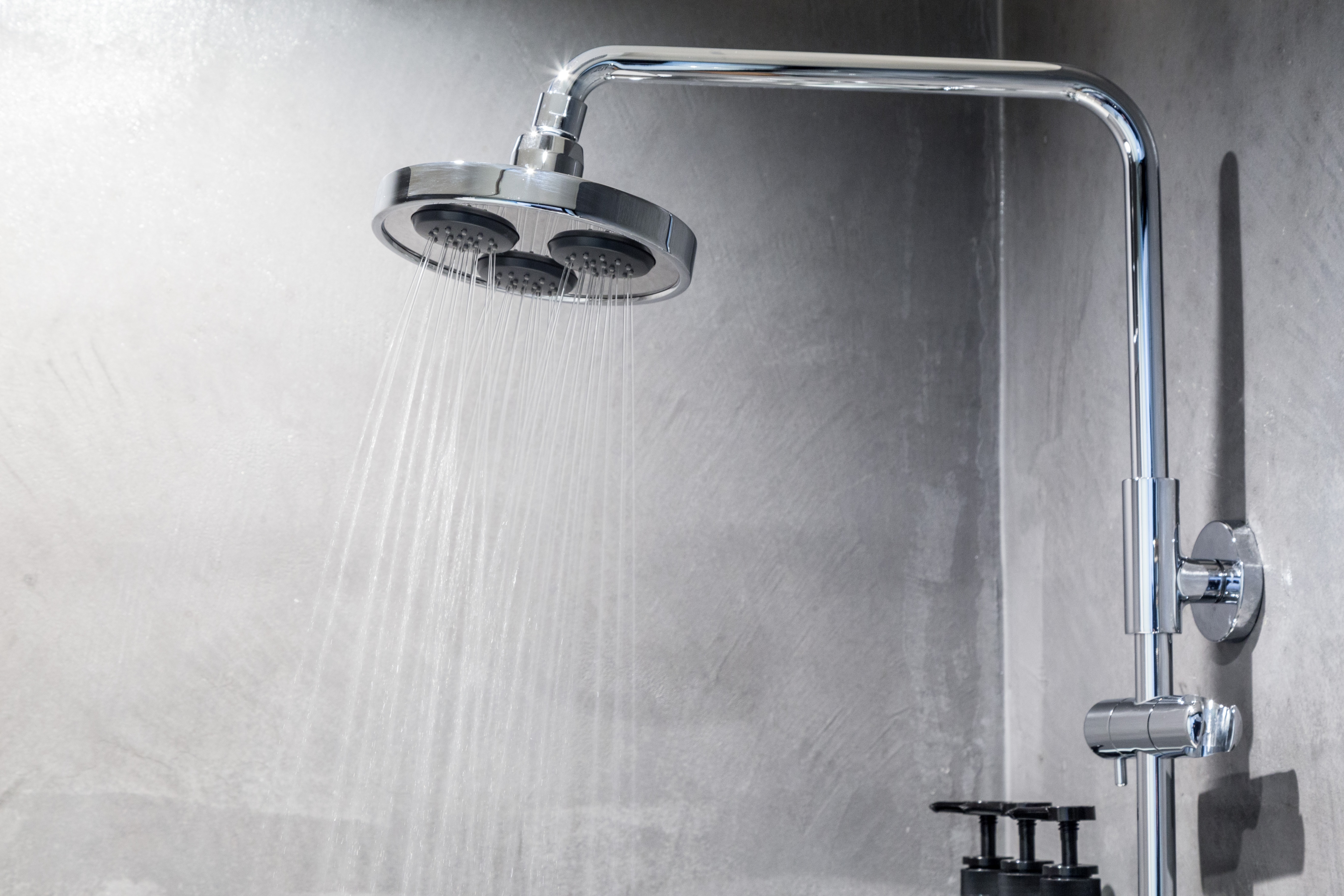 Pleasant overhead shower