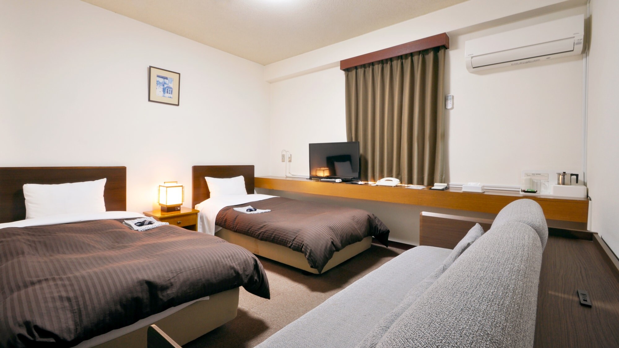 [Triple] A triple room where the whole family can relax and make memories of your trip more memorable.