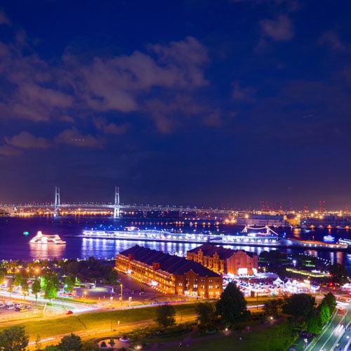 ■Scenery■The symbol of the port city of Yokohama! Enjoy the view of the red brick buildings and the Bay Bridge.