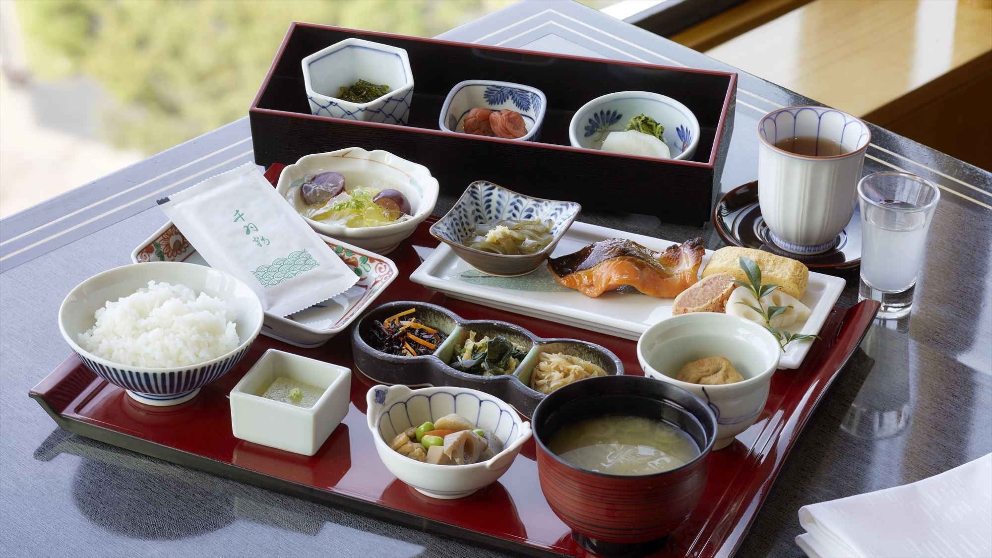 Senbazuru Japanese Breakfast *Image for illustration purposes only