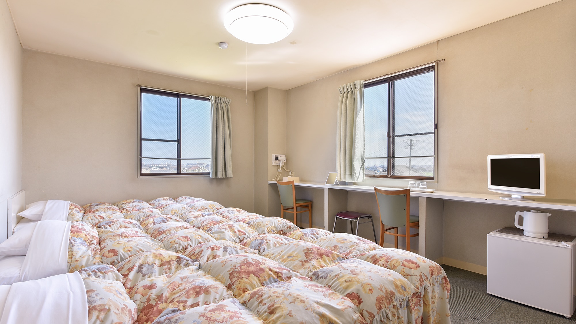 *【Bed and Breakfast Triple】Spacious room.