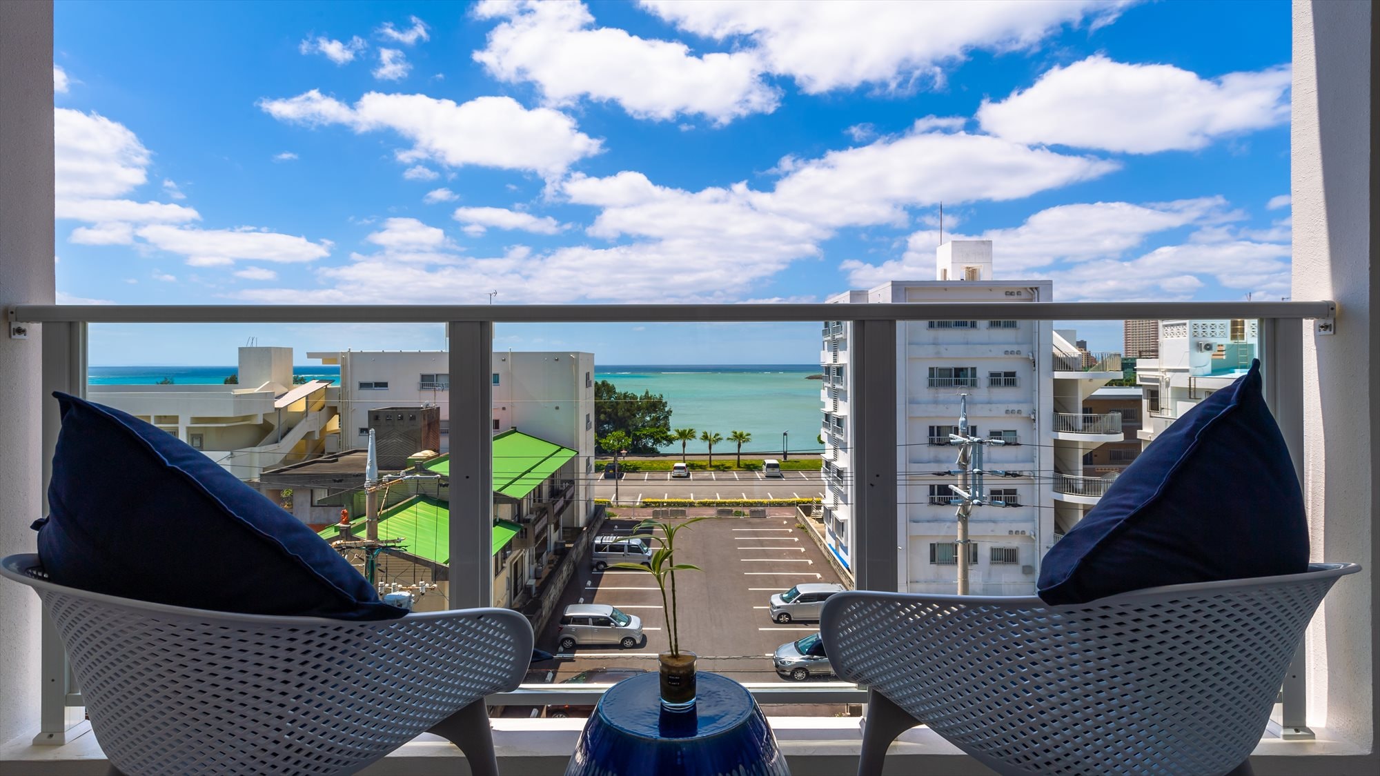 View from the room (deluxe double room)