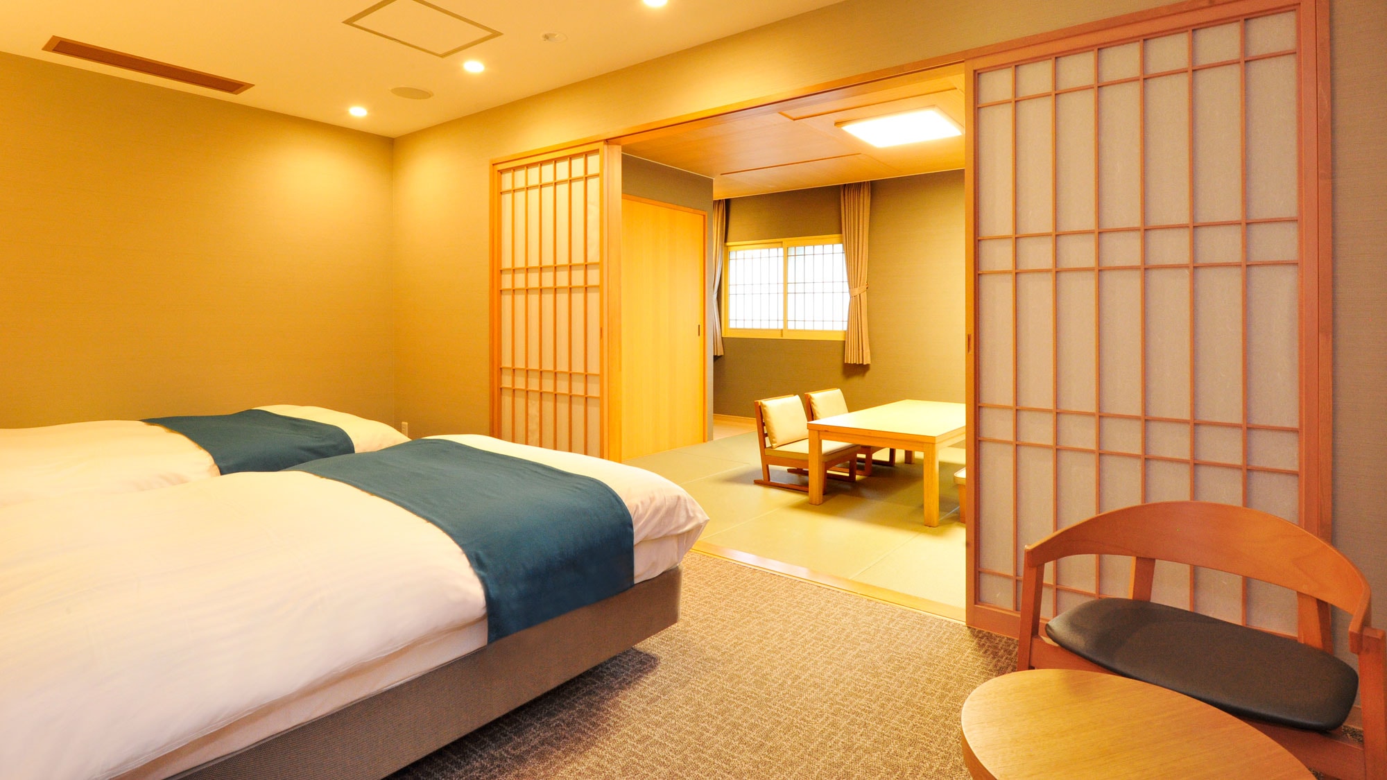Japanese-Western style room <twin + Japanese-style room> No view